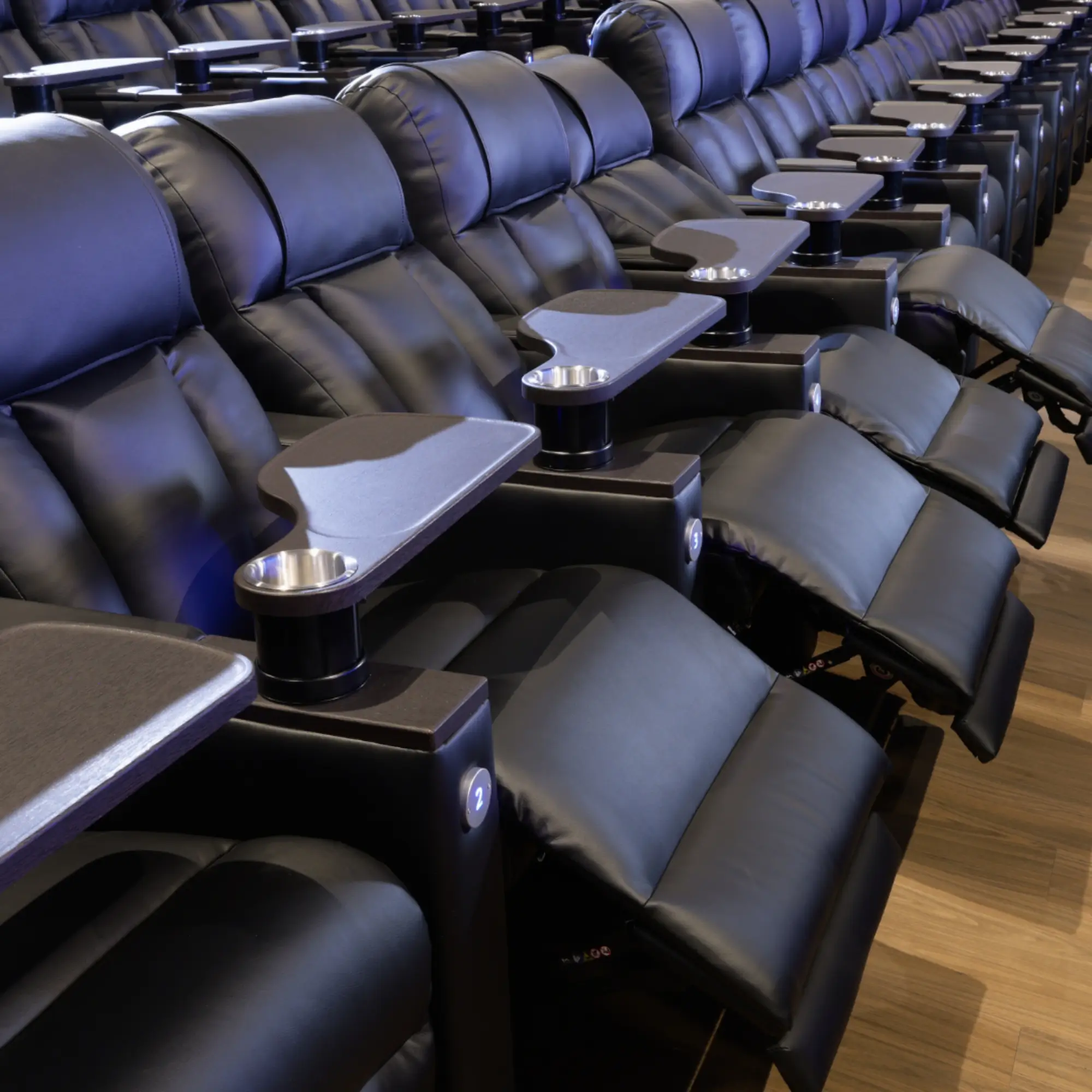 Luxury power recliner seating at Flagship Premium Cinemas Wellington